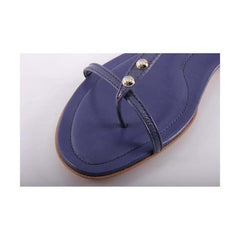 Blue 36 EUR - 6 US (241mm) Tods ladies flat sandal XXW0II05650ATSU817