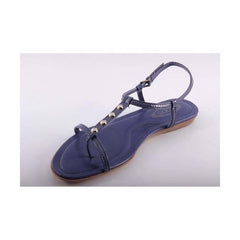 Blue 36 EUR - 6 US (241mm) Tods ladies flat sandal XXW0II05650ATSU817