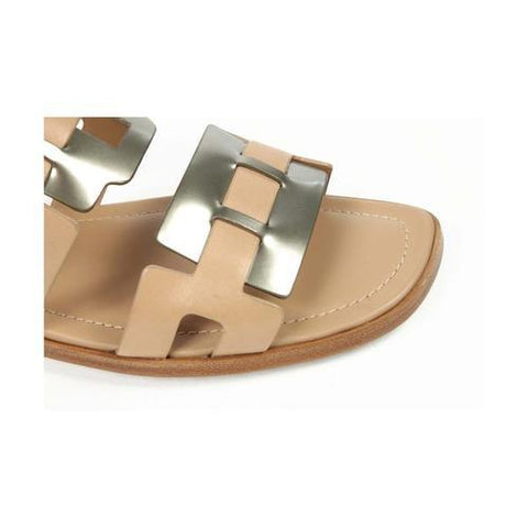 Beige 36.5 EUR - 6.5 US (244mm) Tods ladies flat sandal XXW0TK0I9201GJ305Z
