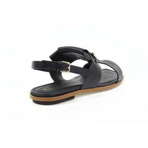 Black 38 EUR - 7.5 US (254mm) Tods ladies flat sandal XXW0TK0M270BR0B999