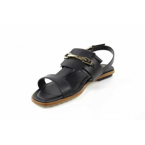 Black 38 EUR - 7.5 US (254mm) Tods ladies flat sandal XXW0TK0M270BR0B999