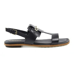 Black 38 EUR - 7.5 US (254mm) Tods ladies flat sandal XXW0TK0M270BR0B999