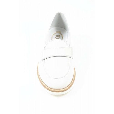 White 38 EUR - 7.5 US (254mm) Tods ladies loafer XXW0VX0L11088B0124