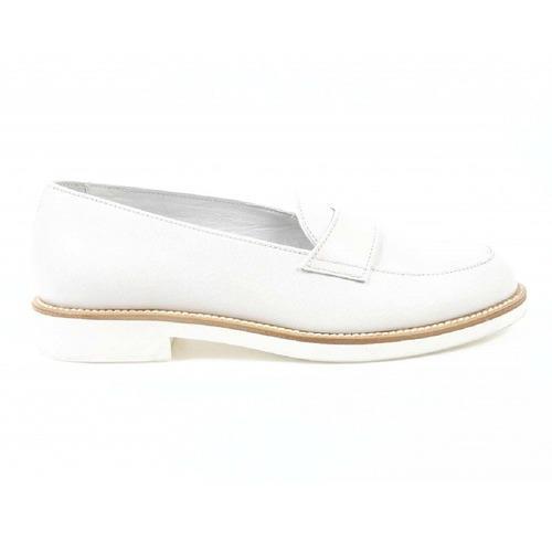 White 38.5 EUR - 7.5 US (257mm) Tods ladies loafer XXW0VX0L11088B0124