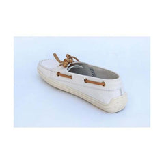 White 36.5 EUR - 6.5 US (244mm) Tods ladies  loafer XXW0MA05300BR0B001