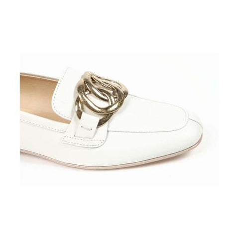 White 38.5 EUR - 7.5 US (257mm) Tods ladies loafer XXW0SP0J85008HB015