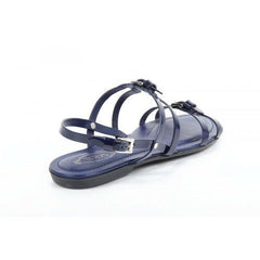 Blue 36.5 EUR - 6.5 US (244mm) Tods ladies flat sandal XXW0OV0E390OW0U606