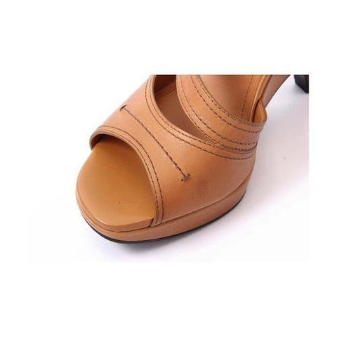 Camel 36.5 EUR - 6.5 US (244mm) Tods ladies sandal XXW0IZ05780D90S405