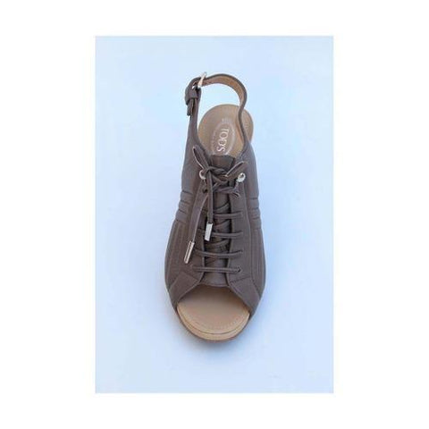 Taupe 37 EUR - 6.5 US (247mm) Tods ladies sandal XXW0MK0A3208N2C411