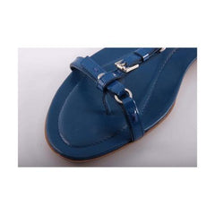 Blue 37.5 EUR - 7 US (250mm) Tods ladies flat sandal XXW0II07950OW0U405