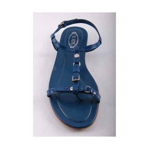 Blue 37.5 EUR - 7 US (250mm) Tods ladies flat sandal XXW0II07950OW0U405