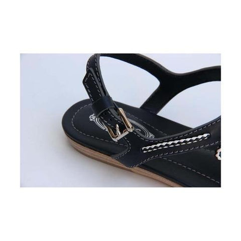Dark Blue 36 EUR - 6 US (241mm) Tods ladies flat sandal XXW0II0A250BR09975