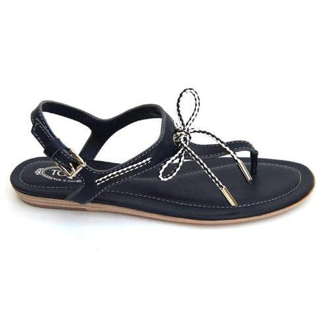Dark Blue 36 EUR - 6 US (241mm) Tods ladies flat sandal XXW0II0A250BR09975