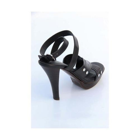 Black 36 EUR - 6 US (241mm) Tods ladies sandal XXW0JA05730D90B999