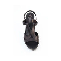 Black 36 EUR - 6 US (241mm) Tods ladies sandal XXW0NJ0C280D90B999