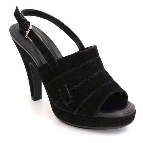 Black 36 EUR - 6 US (241mm) Tods ladies sandal XXW0KP07630HR0B999