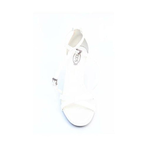 White 36 EUR - 6 US (241mm) Tods ladies sandal XXW0NO0C410OW0B001