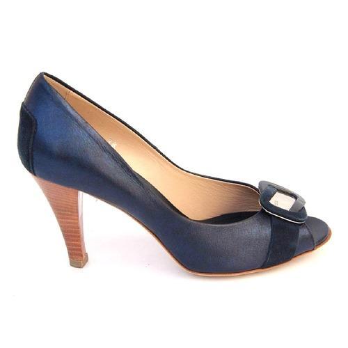 Blue 40 EUR - 9 US (267mm) Tods ladies pump open toe XXW0ND0B840JA10123