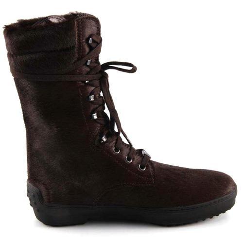 Brown 36.5 EUR - 6.5 US (244mm) Tods ladies short boot XXW0CD0A710PB0S603
