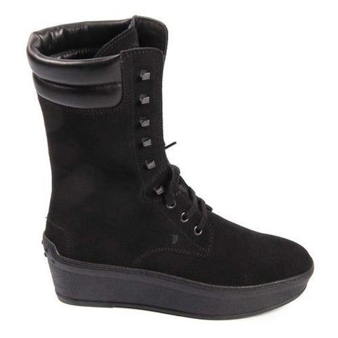 Black 37 EUR - 6.5 US (247mm) Tods ladies short boot XXW0QE0A710P2EB999