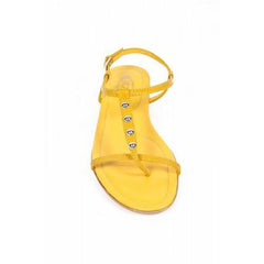 Yellow 36 EUR - 6 US (241mm) Tods ladies flat sandal XXW0II05650ATSG211