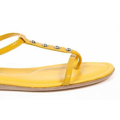 Yellow 36 EUR - 6 US (241mm) Tods ladies flat sandal XXW0II05650ATSG211