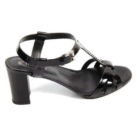 Black 36 EUR - 6 US (241mm) Tods ladies sandal XXW0RI0G880OW0B999
