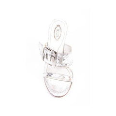 Silver 36.5 EUR - 6.5 US (244mm) Tods ladies sandal XXW0HQ03810AQOB200