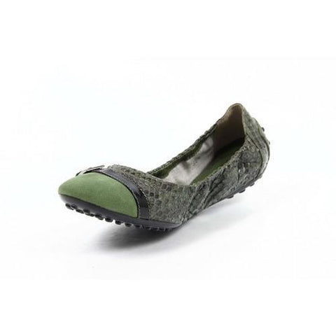 Green 36.5 EUR - 6.5 US (244mm) Tods ladies ballerina XXW0HI040703JO3399