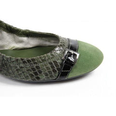 Green 36.5 EUR - 6.5 US (244mm) Tods ladies ballerina XXW0HI040703JO3399