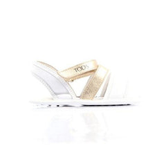 White 19 EUR - 4 US Tods girl sandals UXB0NV0C2001Y10352