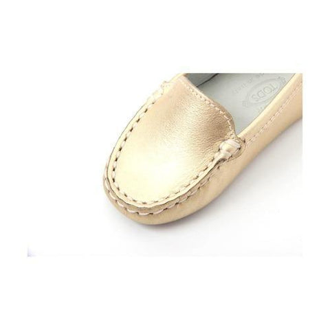 Gold 18 EUR - 3 US Tods girl mocassin B00G00-I70
