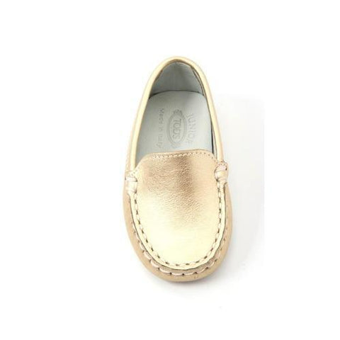 Gold 18 EUR - 3 US Tods girl mocassin B00G00-I70