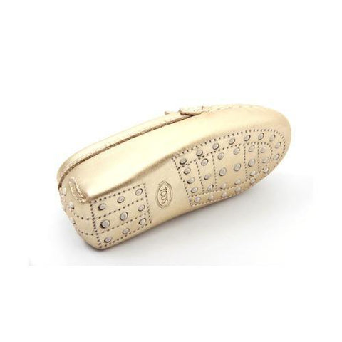Gold 18 EUR - 3 US Tods girl mocassin B00G00-I70