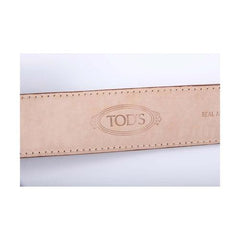 Brown 90c Tods womens belt WCPF10100O50S010