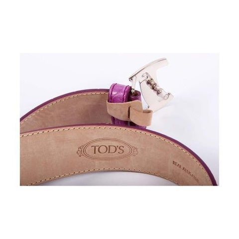 Purple 95c Tods womens belt WCPF10100O50M804
