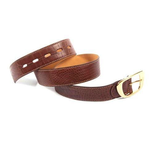 Brown 90c Tods womens belt WCP730100050S602