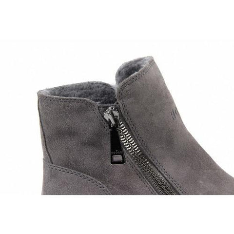 Grey 37.5 EUR - 7.5 US Hogan Womens Short Boot HXW2410S17098CB800