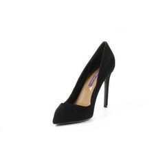 Black 38.5 EUR - 8.5 US Ralph Lauren Womens Pump CELIA KIDSUEDE BLAC?