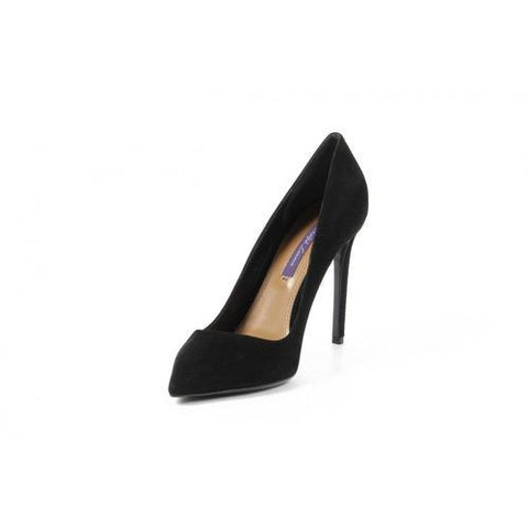 Black 41 EUR - 11 US Ralph Lauren Womens Pump CELIA KIDSUEDE BLAC?