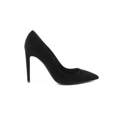 Black 41 EUR - 11 US Ralph Lauren Womens Pump CELIA KIDSUEDE BLAC?