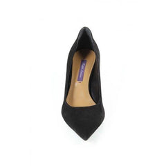 Black 36 EUR - 6 US Ralph Lauren Womens Pump INES CALFSUEDE BLACK