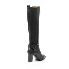 Black 41 EUR - 11 US Ralph Lauren Womens High Boot MELA SPORT CALF BLACK