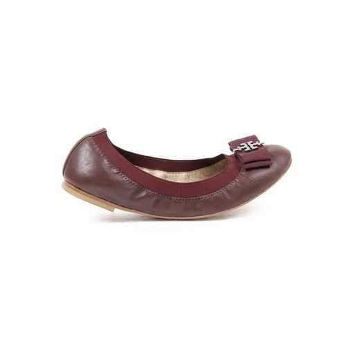 Dark Red 37 EUR - 7 US Tory Burch Womens Ballerina 31158535 BORSCHT 936