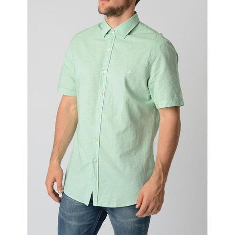Green S Fred Perry Mens Shirt 30202471 7054