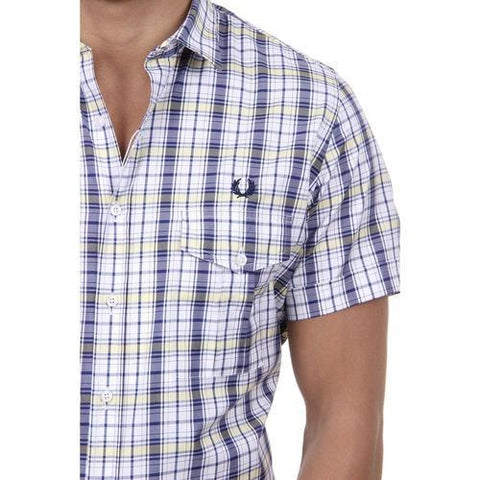Checked S Fred Perry Mens Shirt 30212794 0033