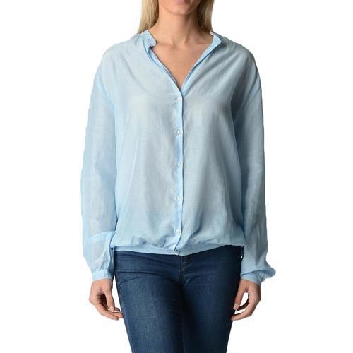 Light Blue S Fred Perry Womens Blouse 31202501 7045