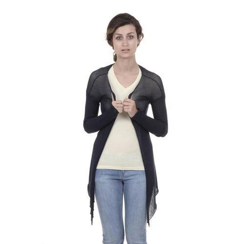 Dark Blue L Fred Perry Womens Cardigan 31420019 9608