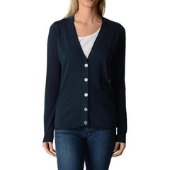 Dark Blue L Fred Perry Womens Cardigan 31432006 E9608