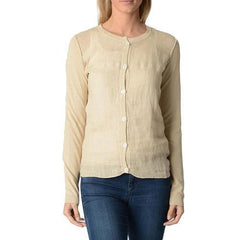 Beige S Fred Perry Womens Cardigan 31432025 7071